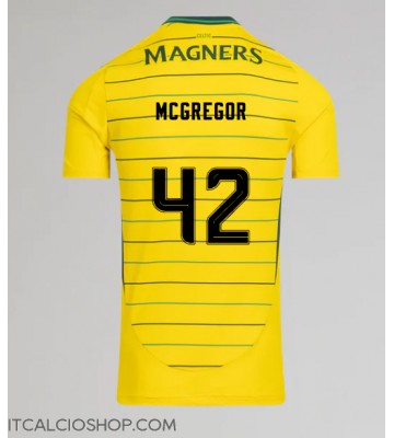 Celtic Callum McGregor #42 Seconda Maglia 2024-25 Manica Corta